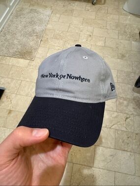New York Or Nowhere x New Era New York Yankees Dad Hat (Navy / Gray)